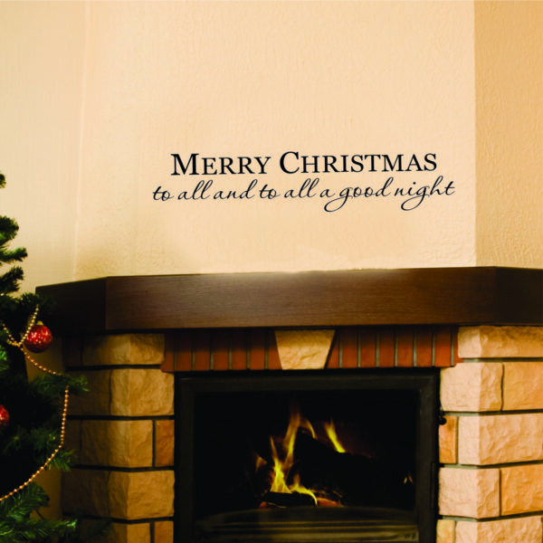 Merry Christmas To All Wall Quotes™ Decal