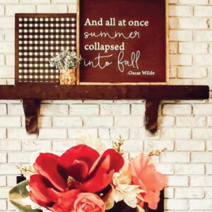Summer Collapsed Into Fall Wall Quotes™ Decal