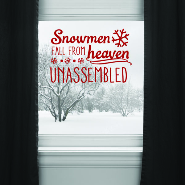 Snowmen Fall from Heaven Wall Quotes™ Decal