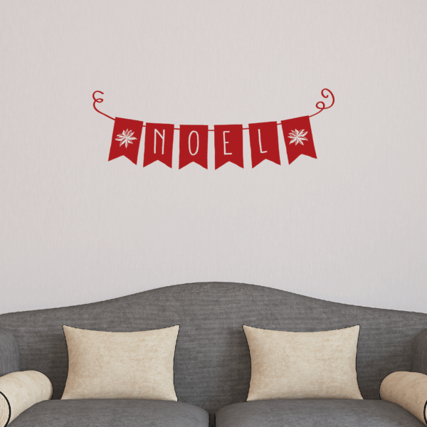 Noel Bunting Banner Wall Quotes™ Decal