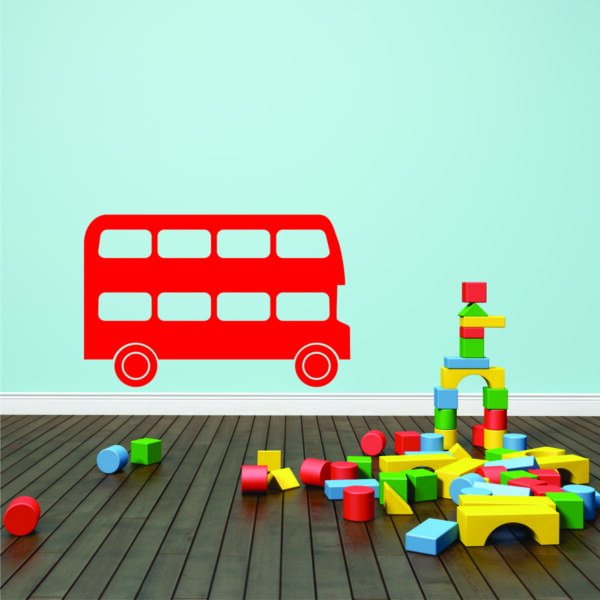 Double Decker Bus Wall Quotes™ Wall Art Decal