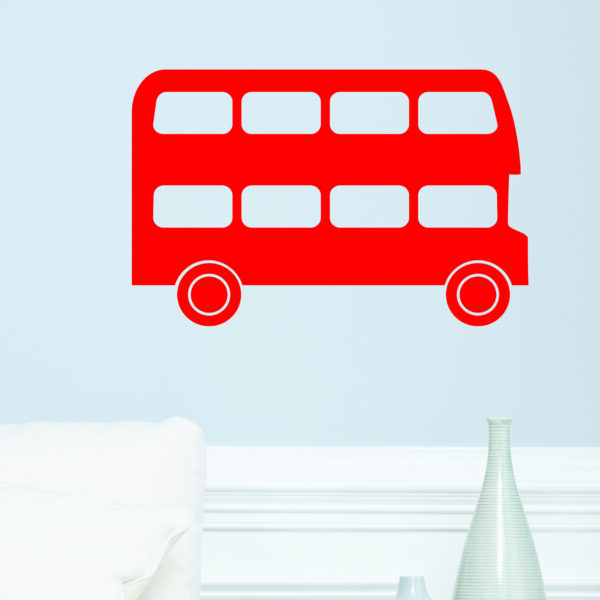 Double Decker Bus Wall Quotes™ Wall Art Decal