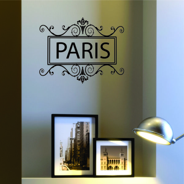 Paris Ornate Frame Wall Quotes™ Decal