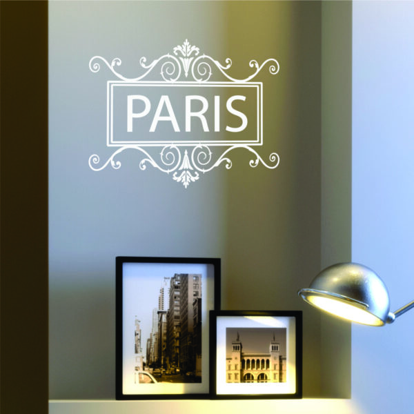 Paris Ornate Frame Wall Quotes™ Decal