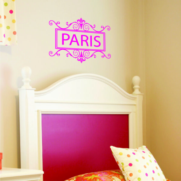 Paris Ornate Frame Wall Quotes™ Decal
