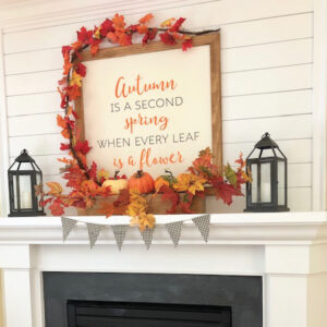 Autumn Is A Second Spring Wall Quotes™ Decal