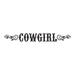 Cowgirl Floral Wall Quotes™ Decal