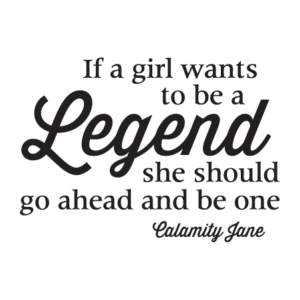 Be a Legend Bold Wall Quotes™ Decal