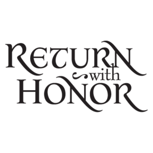 Return With Honor Gilded Wall Quotes™ Decal