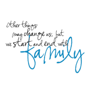 Start And End With Family Whimsical Wall Quotes™ Decal