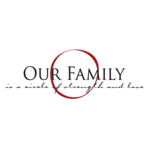 Our Family Elegant Wall Quotes™ Decal