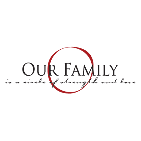 Our Family Elegant Wall Quotes™ Decal