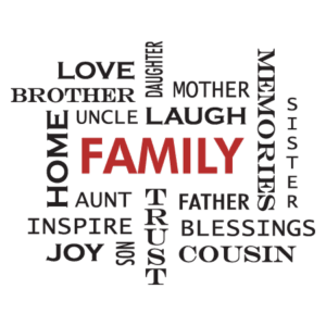 Family Crossword Design Wall Quotes™ Decal
