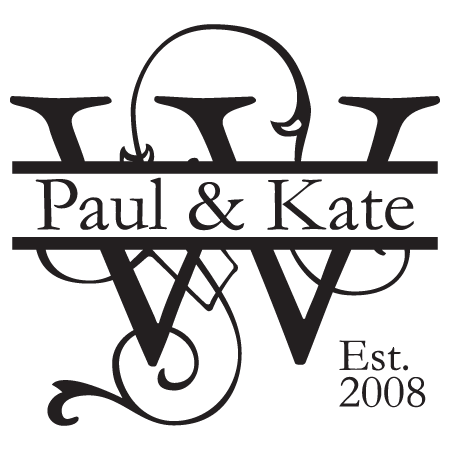 Wedding Monogram Design Wall Quotes™ Decal