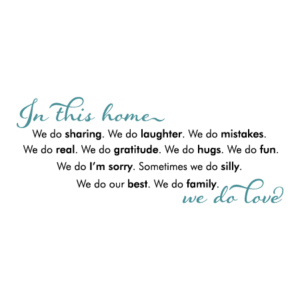 We Do Love Modern Script Wall Quotes™ Decal
