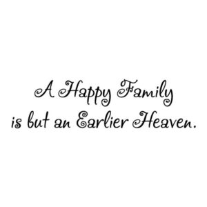 Happy Family Earlier Heaven Wall Quotes™ Decal 