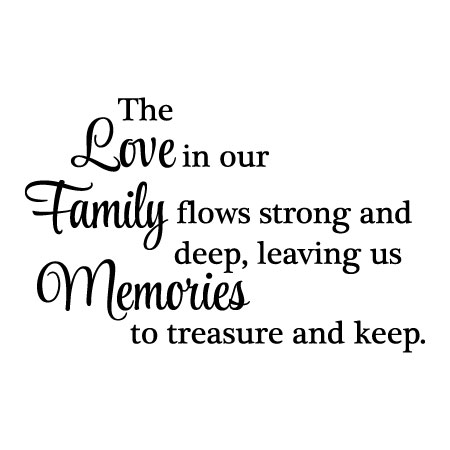 Love In Our Family Wall Quotes™ Decal