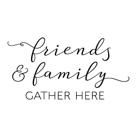 Friends & Family Wall Quotes™ Decal