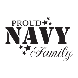 Proud Navy Family Wall Quotes™ Decal