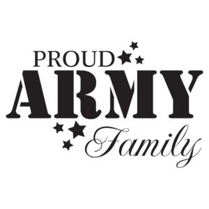 Proud Army Family Wall Quotes™ Decal