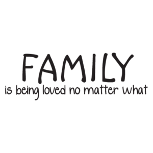Being Loved No Matter What Wall Quotes™ Decal