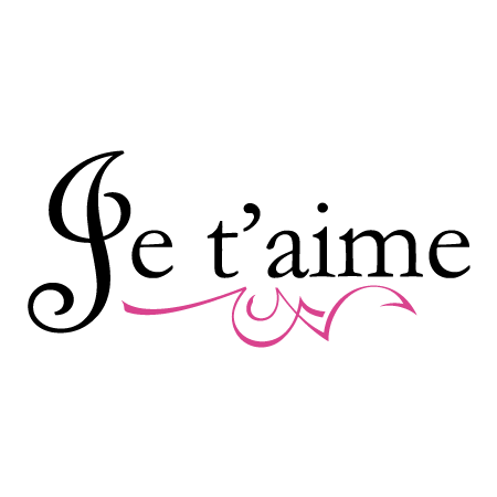 Je t'aime French Script Wall Quotes™ Decal