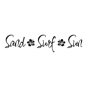 Sand Surf Sun Wall Quotes™ Decal