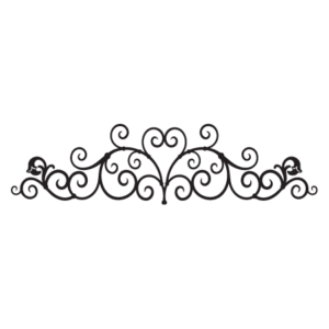 Florence Scroll Headboard Wall Quotes™ Wall Art Decal