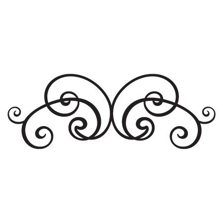 Whitney Scroll Headboard Wall Quotes™ Wall Art Decal