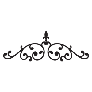 Amanda Scroll Headboard Wall Quotes™ Wall Art Decal
