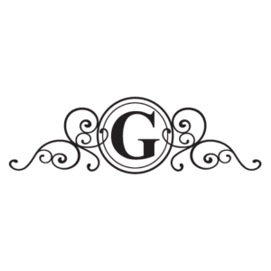 Gabby Monogram Headboard Wall Quotes™ Wall Art Decal