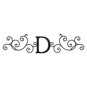 Davis Monogram Headboard Wall Quotes™ Wall Art Decal