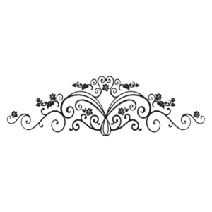 Sabrina Floral Headboard Wall Quotes™ Wall Art Decal