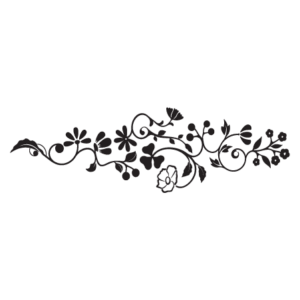 Annie Floral Headboard Wall Quotes™ Wall Art Decal