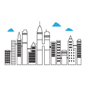 Modern Cityscape By Day Wall Quotes™ Decal