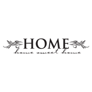 Home Sweet Home Elegant Wall Quotes™ Decal