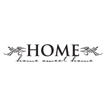 Home Sweet Home Elegant Wall Quotes™ Decal