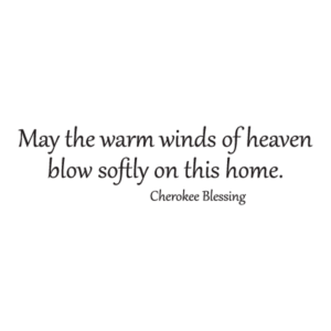 Warm Winds of Heaven Gabriola Wall Quotes™ Decal