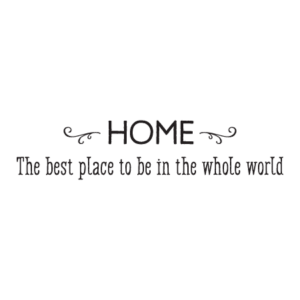 Best Place In The Whole World Wall Quotes™ Decal