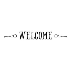 Welcome Harman Scrolls Wall Quotes™ Decal