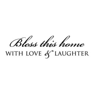Bless This Home Bickham Wall Quotes™ Decal