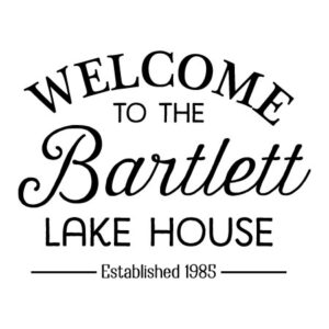 Welcome To Our Lake House Wall Quotes™ Decal