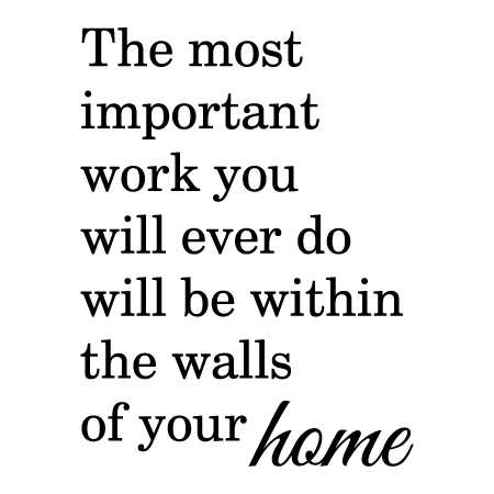 Within The Walls Of Your Home Wall Quotes™ Decal