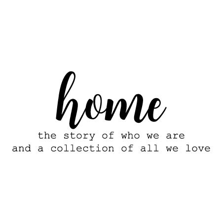 Home is the Story of Who We Are Wall Quotes™ Decal