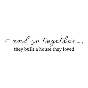 And So Together Wall Quotes™ Decal