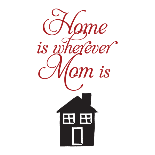 Home Is Where Mom is Wall Quotes™ Decal