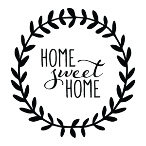 Home Sweet Home Leaves Wall Quotes™ Decal