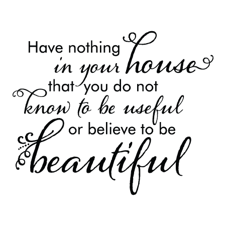 House Beautiful Wall Quotes™ Decal