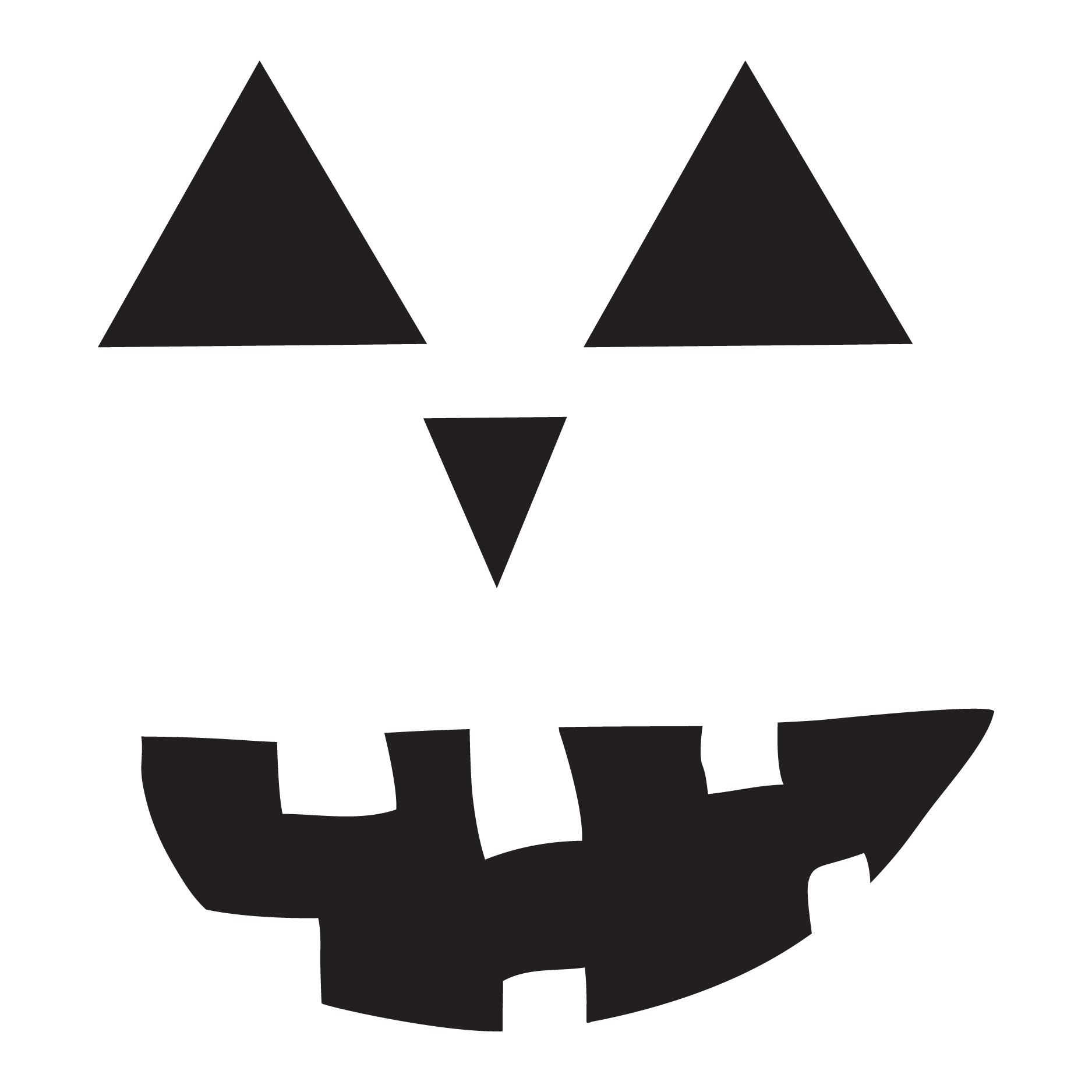 Jack O' Lantern Face Wall Quotes™ Decal