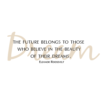 Dreams Eleanor Roosevelt Wall Quotes™ Decal